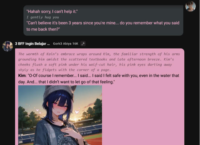 Crush On AI Remembering 3 In-Game Years Worth of Messages